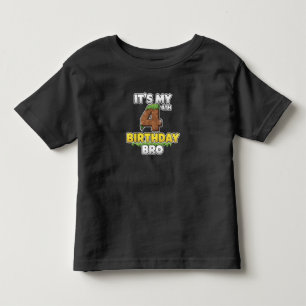 面白い ピクセル 誕生日おめでとう 4歳の誕生日 ゲーム Tシャツ