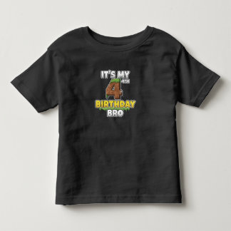 面白い ピクセル 誕生日おめでとう 4歳の誕生日 ゲーム Tシャツ
