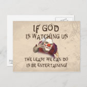 面白い ポストカード (正面/裏面)