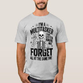 面白い マルチタスカーです Tシャツ (正面)