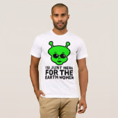 面白い メンズ Tシャツ, エイリアン Tシャツ (正面フル)