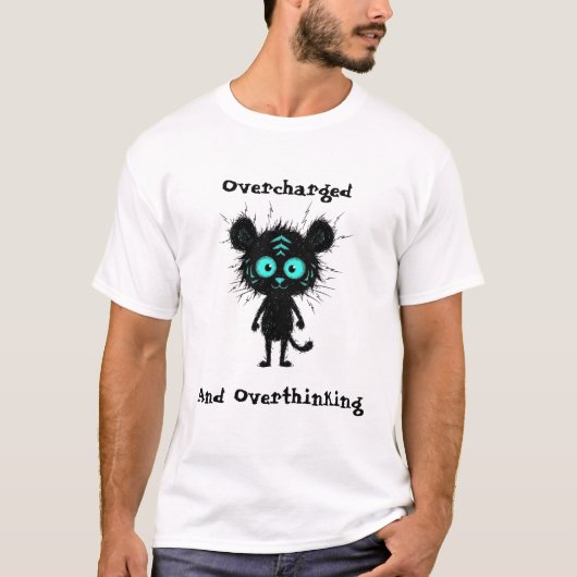 面白い 不安 -Tシャツ Tシャツ (正面)