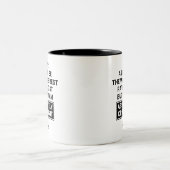 面白い 世界最高の病理医 ツートーンマグカップ (中央)
