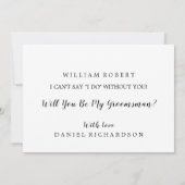 面白い?仲間の紹介カード|ベストマン提案 招待状 (裏面)