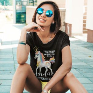 面白い 伝説的な 神秘的な生物 ユニコーン Tシャツ