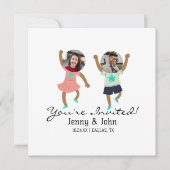 面白い！写真追加カスタマイズされた新郎新婦の結婚式 (正面)