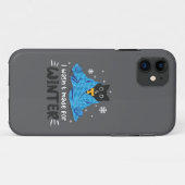 面白い 冬のために作られていない かわいい猫 コーヒー アニメ Case-Mate iPhoneケース (裏面(横))