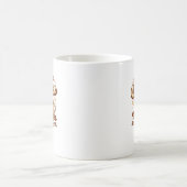 面白い 可愛い コーヒーマグ お喋りする前にはコーヒーがいる コーヒーマグカップ (中央)