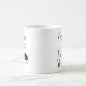面白い 忘れる 愛 コーヒーマグカップ (中央)