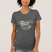 面白い 旅行 コーヒー好き ハット Tシャツ (正面)