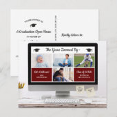 面白い！時の流れは早い、卒業パーティーの写真 ポストカード (正面/裏面)