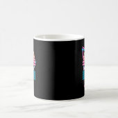 面白い 柔術 Bjj レトロ ネオン 腹部  コーヒーマグカップ (中央)