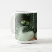 面白い 猫 キティ ペット 写真 コーヒーマグカップ (正面左)
