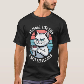 面白い 猫 ネコ 子猫 コーヒー 飲み物 サルカスティック ジョーク Tシャツ