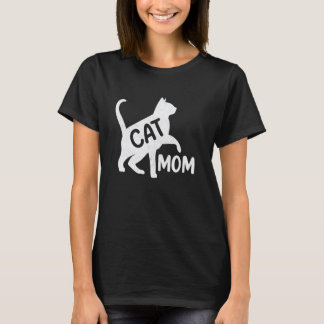 面白い 猫 ママ 猫好き 娘 女性 母の日 Tシャツ