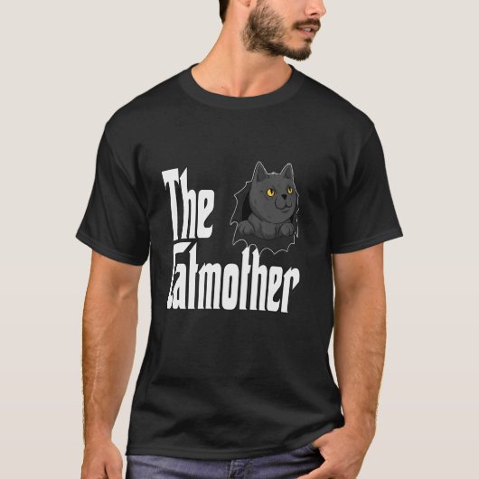 面白い 猫 ママ 猫母 猫 お母さん 子猫 ママ 2 Tシャツ (正面)
