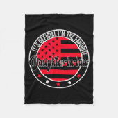 面白い 私が一番愛されてる嫁です フリースブランケット (正面)