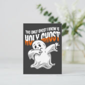 面白い、私が知る唯一の幽霊は聖霊だ インビテーションポストカード (スタンド正面)
