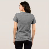 面白い 私のお気に入りの人は私をママと呼ぶ - 黒猫 トライブレンドTシャツ (裏面全面)