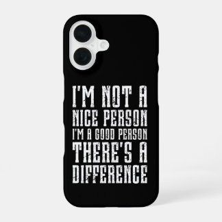 面白い 私はいい人です 悪い人じゃない iPhone 16ケース