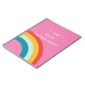 面白い、私はとても重要だ ノートブック (左側)