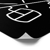 面白い 筋トレしてるの? ポスター (角)