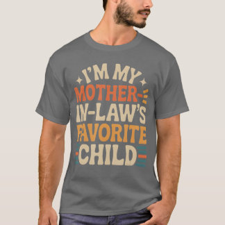 面白い 義母のお気に入りの子供の友達 f tシャツ