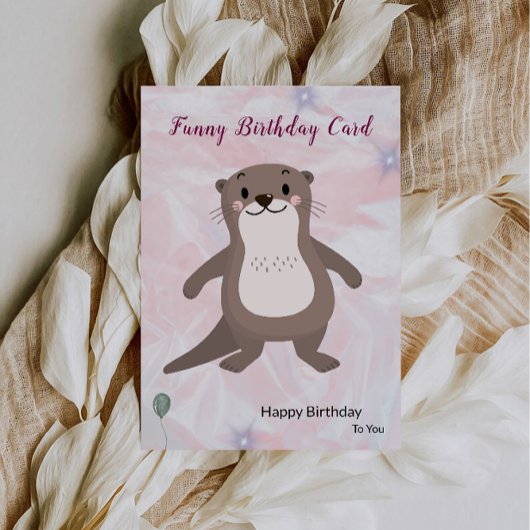 面白い 誕生日カード 招待状