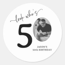 面白い「誰が50歳？」おしゃれな50歳の誕生日