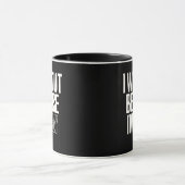 面白い！醜いからジムに行くんだというユーモア マグカップ (中央)
