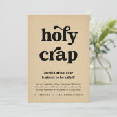 面白い 驚きのオヤジおむつパーティー招待状 招待状 (スタンド正面)