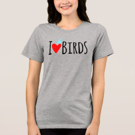 面白い！鳥が好き トライブレンドＴシャツ