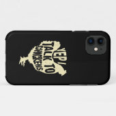 面白い 鶏と話してるよ ギフト クールな動物のささやき Case-Mate iPhoneケース (裏面(横))