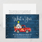 面白い 1年を振り返る クリスマス 社外向け (正面/裏面)