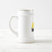 面白い 60 何だって Typography 60歳の誕生日 ビールジョッキ (左)