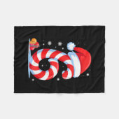 面白い 67 クリスマス 6 7 シックス セブン ミーム 6 7 マッチング フリースブランケット (正面(横))