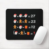 面白い 67 ミーム クリスマス 数学教師 サンタ 6 セブン マウスパッド (マウス)