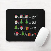 面白い 67 ミーム クリスマス 数学教師 サンタ 6 7 マウスパッド (マウス)
