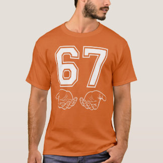 面白い 67 ミーム コスチューム シックス セブン ハロウィン Gen Z Tシャツ