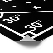 面白い 67 ミーム 数学教師のための問題を解決する S ポスター (角)