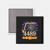面白い 67 ミーム 数学教師 6 7 平方根 4489 マグネット (正面/裏面)