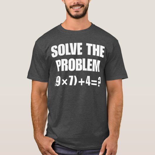 面白い 67 ミーム PEMDAS 小学校の数学教師の脳 Tシャツ (正面)