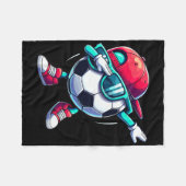 面白い 67 メメ感謝祭 数学教師 パズル 七面鳥 フリースブランケット (正面(横))