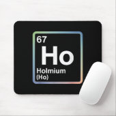 面白い 67 メモ ホルミウム 物理学 科学 教師のジョーク マウスパッド (マウス)