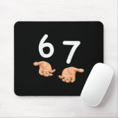 面白い 67 手 6 と 7 のミーム番号 第六世代 A マウスパッド (マウス)