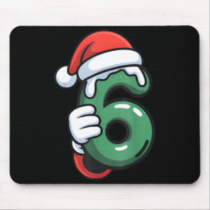面白い 67 数字 ミーム カップル おそろい クリスマス マウスパッド