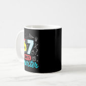 面白い 67 日賢くなった 六七 メーム 先生 スタッド コーヒーマグカップ (正面左)