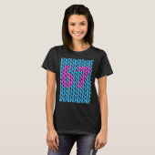 面白い 67 隠された 6 7 ミーム 中学校 6 7 おもしろい 6 Tシャツ (正面フル)