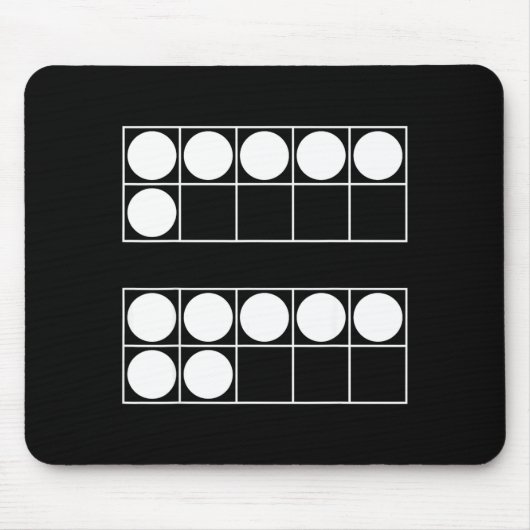 面白い 6 7 の数字 教師 生徒 シックス セブン ミーム マウスパッド (正面)
