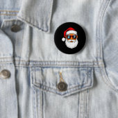 面白い 6 7 シックス セブン ミーム サンタの顔 クリスマス メンズ 缶バッジ (インサイチュ)